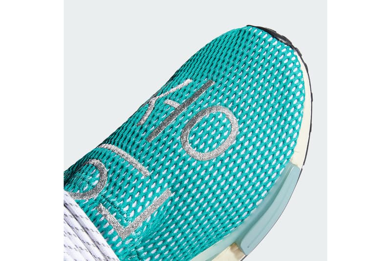 adidas gazelle silver green womens Adidas NMD Hu Pharrell Dash Green – Retro Grails main image 0