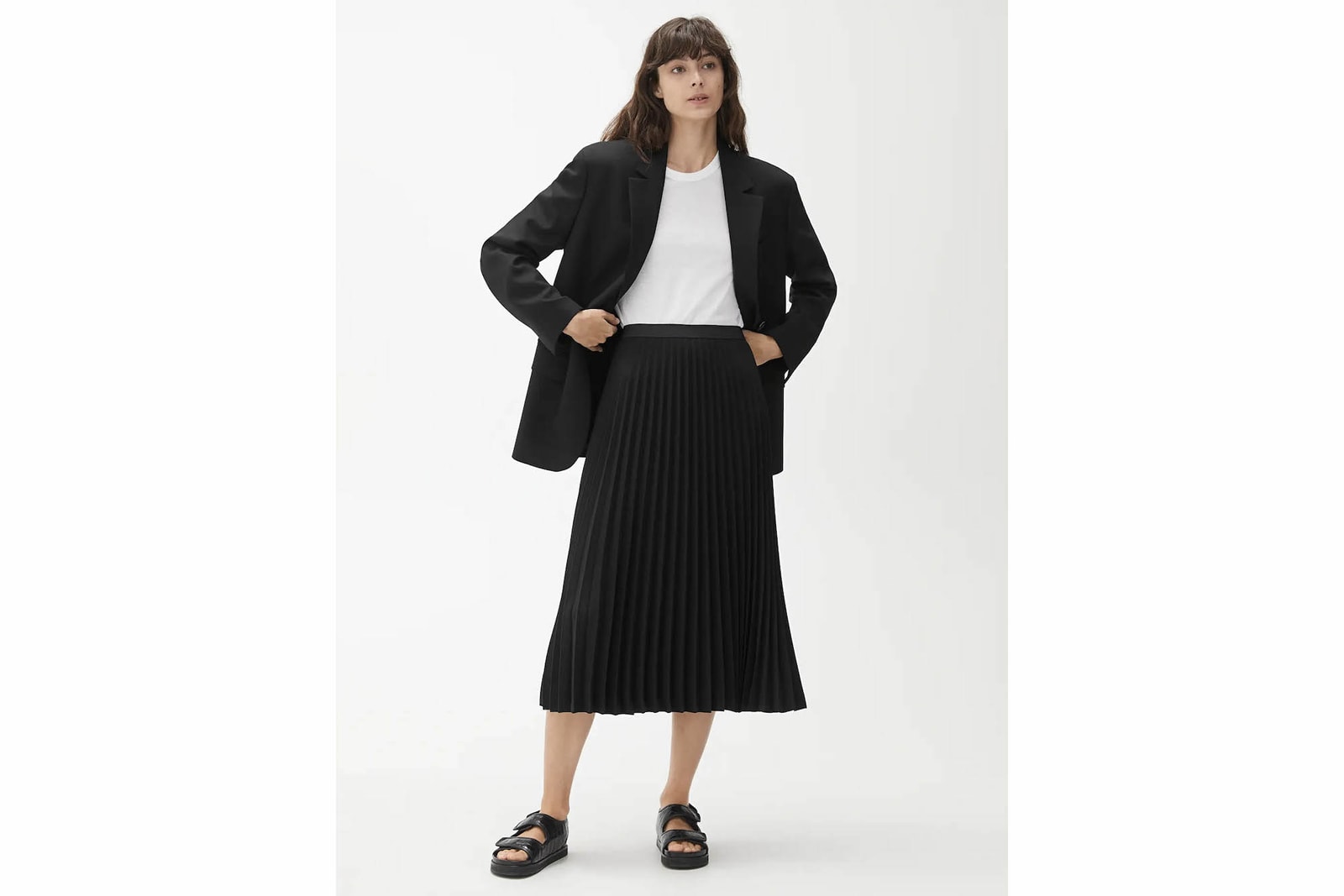 Pleated Skirt Trend Best Fall/Winter Pieces Valentino Prada Sacai MM6 Maison Margiela ARKET