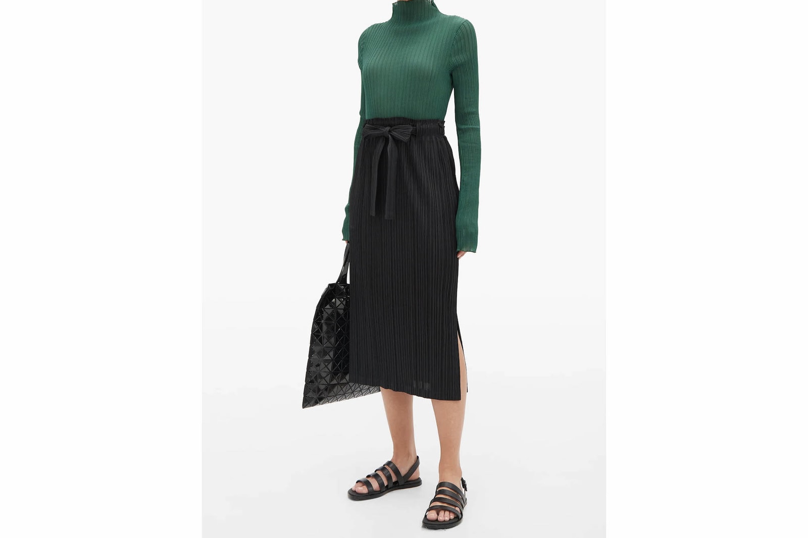 Pleated Skirt Trend Best Fall/Winter Pieces Valentino Prada Sacai MM6 Maison Margiela ARKET