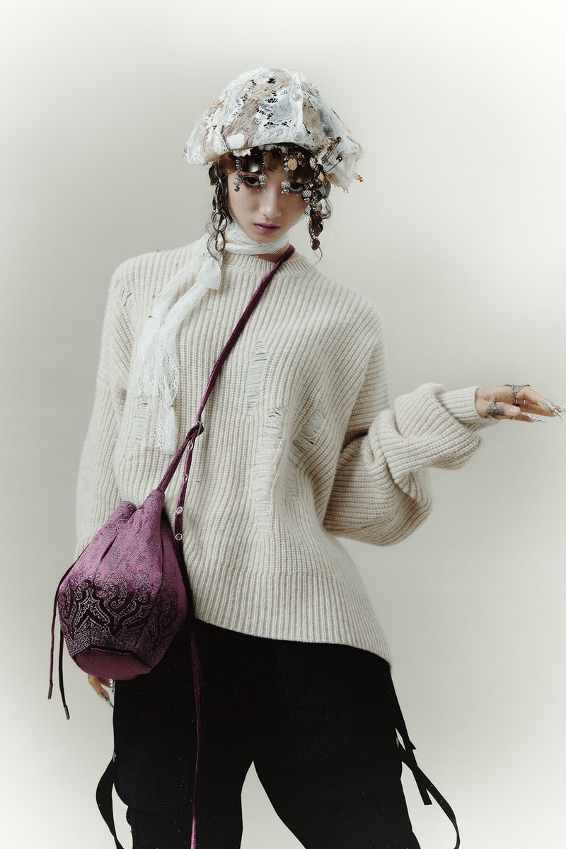 professor e fall winter collection womenswear lookbook knitwear sweaters coats taiwan emerging designer