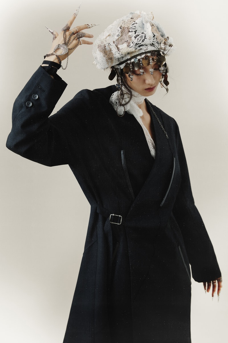 professor e fall winter collection womenswear lookbook knitwear sweaters coats taiwan emerging designer