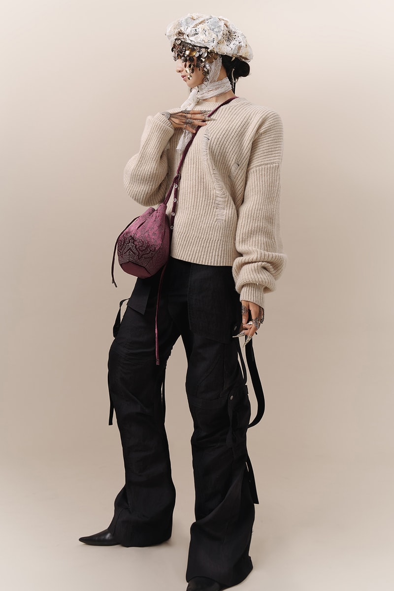 professor e fall winter collection womenswear lookbook knitwear sweaters coats taiwan emerging designer
