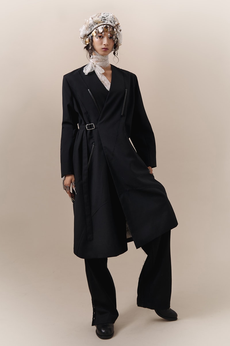 professor e fall winter collection womenswear lookbook knitwear sweaters coats taiwan emerging designer