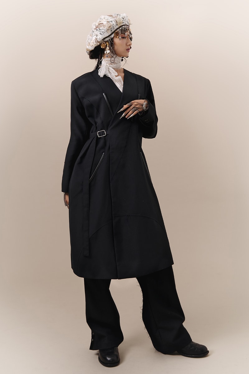 professor e fall winter collection womenswear lookbook knitwear sweaters coats taiwan emerging designer