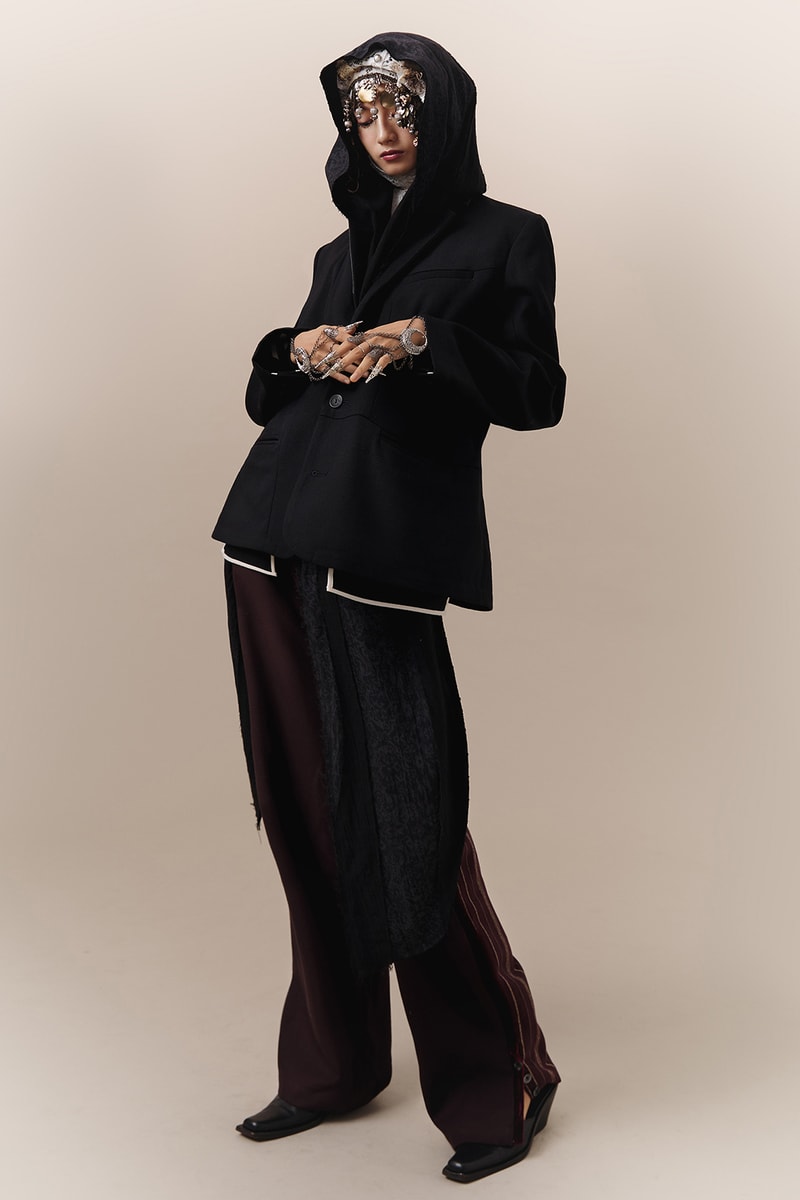 professor e fall winter collection womenswear lookbook knitwear sweaters coats taiwan emerging designer