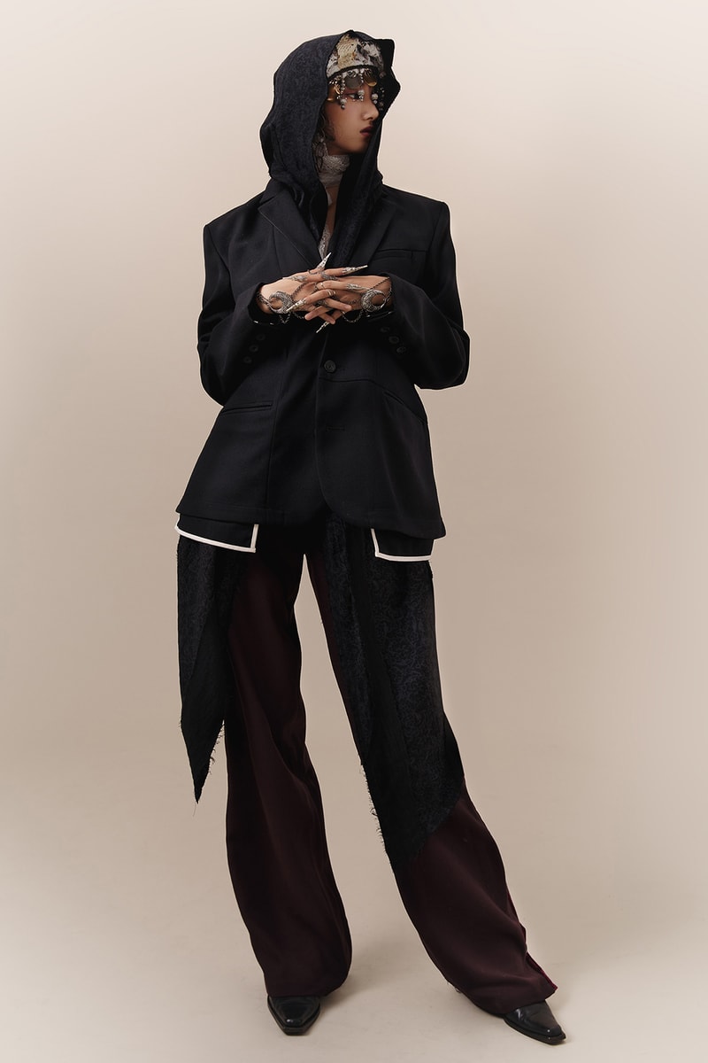 professor e fall winter collection womenswear lookbook knitwear sweaters coats taiwan emerging designer