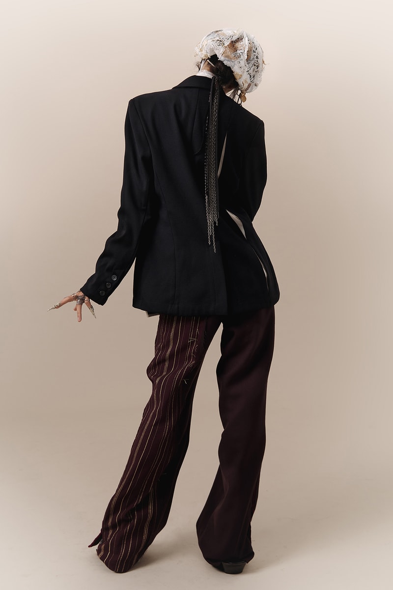 professor e fall winter collection womenswear lookbook knitwear sweaters coats taiwan emerging designer