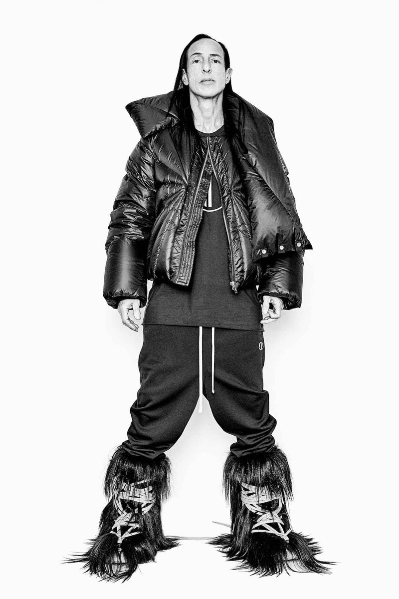Rick Owens Michele Lamy Moncler Genius Tour Fashion Talks Conversation Outerwear Lookbook