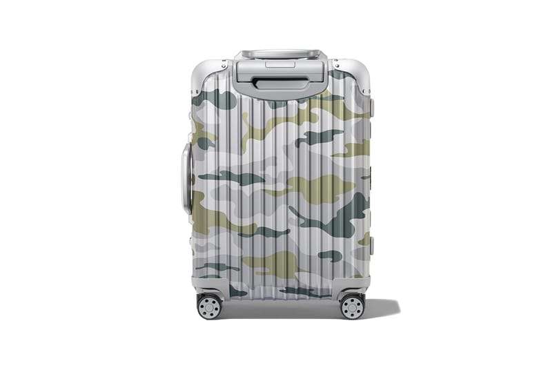 rimowa camo luggage