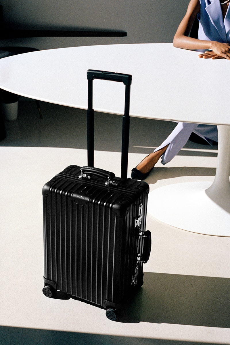 RIMOWA Classic Silver Suitcase Raspberry Cactus Handle Wheels UNIQUE