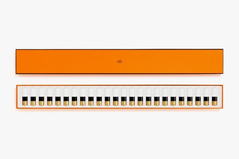 hermes beauty rouge lipsticks piano 24 colors luxury makeup price release 