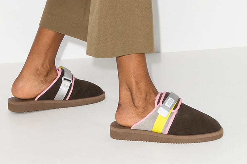 Slide Into Suicoke's Multicolored Zavo Mab Suede Slippers