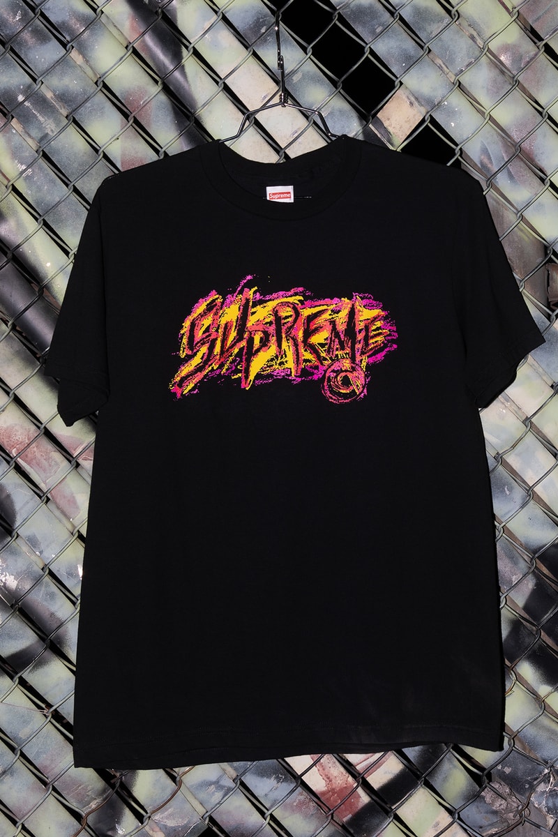 supreme fall winter tees t-shirts box logo the smurfs collaboration pills release info