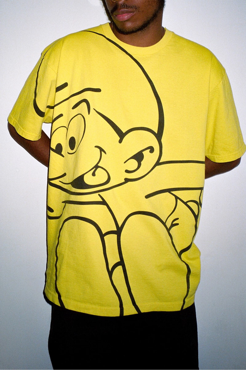 supreme fall winter tees t-shirts box logo the smurfs collaboration pills release info