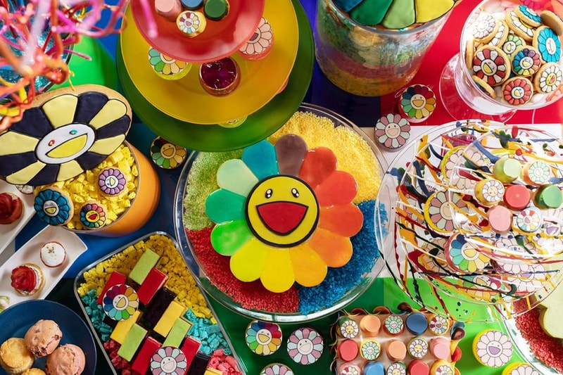 Takashi Murakami Afternoon Tea Tokyo Grand Hyatt Hotel Cake Cookies