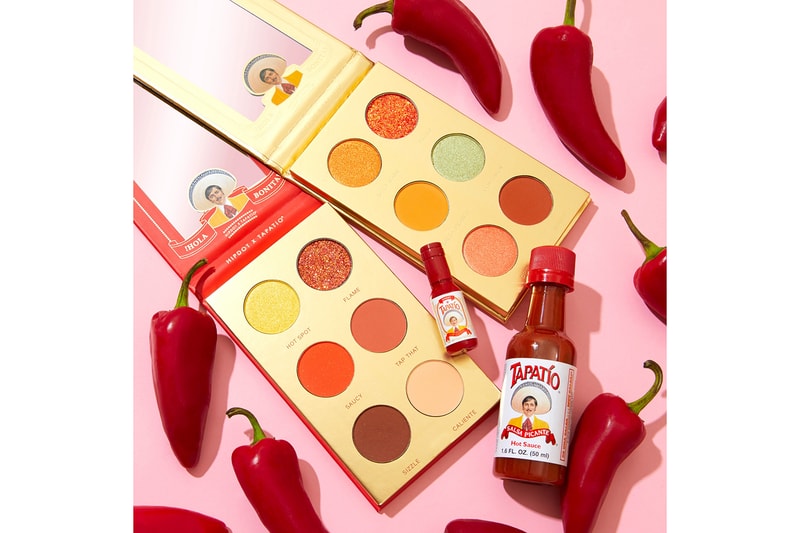 Tapatío Hot Sauce Makeup Collection HipDot Collaboration Eyeshadow Lip Gloss