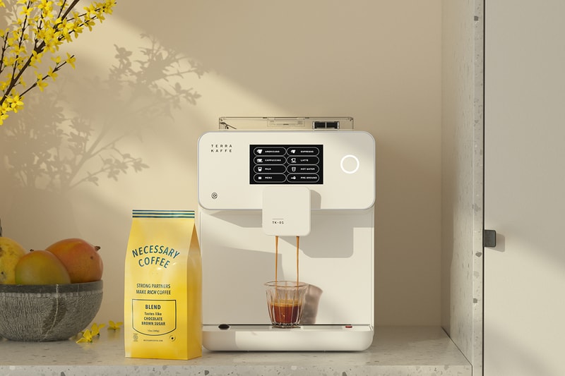 Terra Kaffe TK-01 Espresso Machine Coffee Maker White