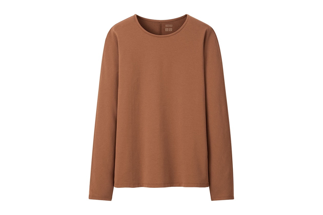 uniqlo u heattech long-sleeved t-shirts fall winter essentials christophe lemaire release