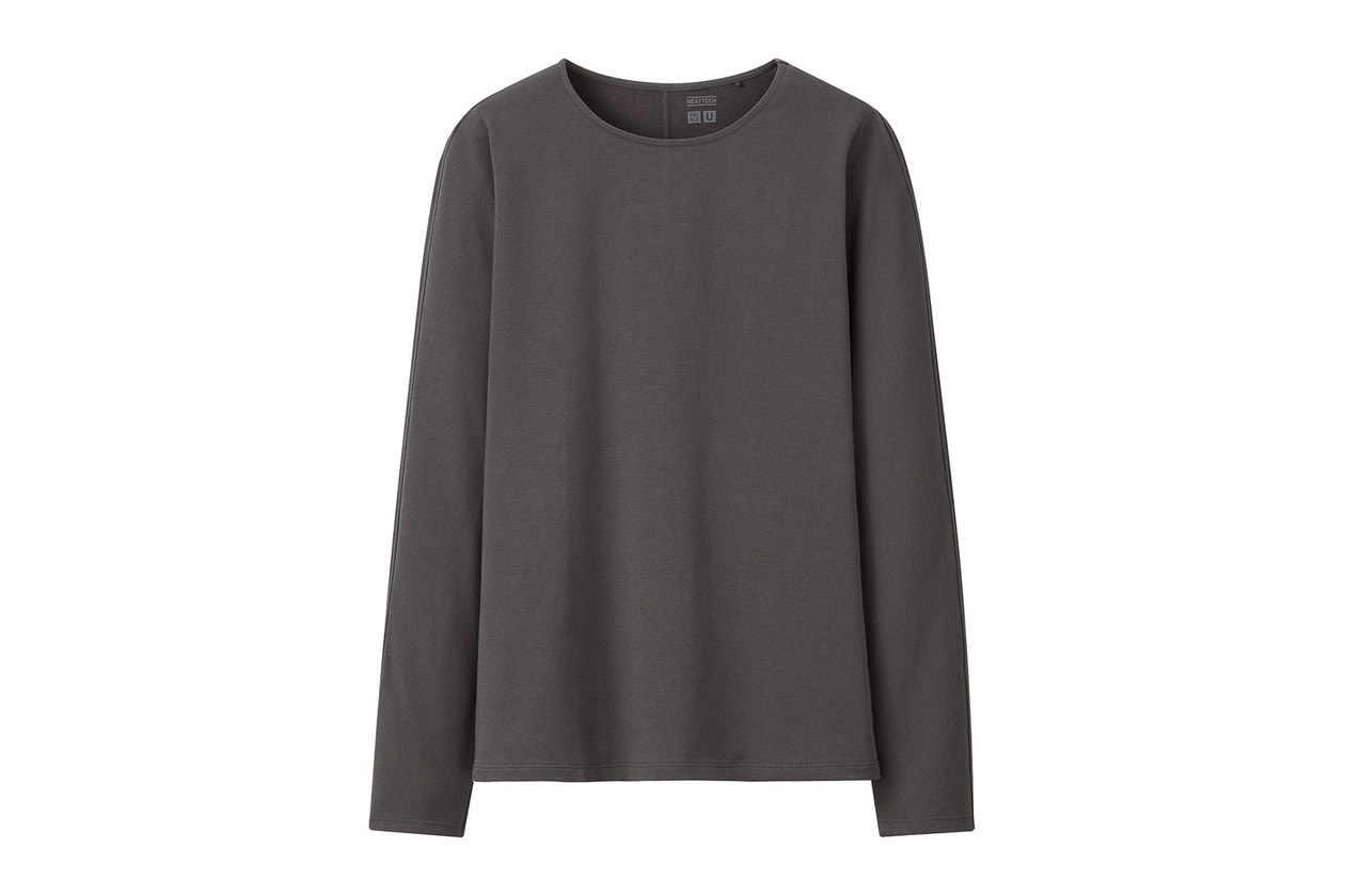 uniqlo u heattech long-sleeved t-shirts fall winter essentials christophe lemaire release