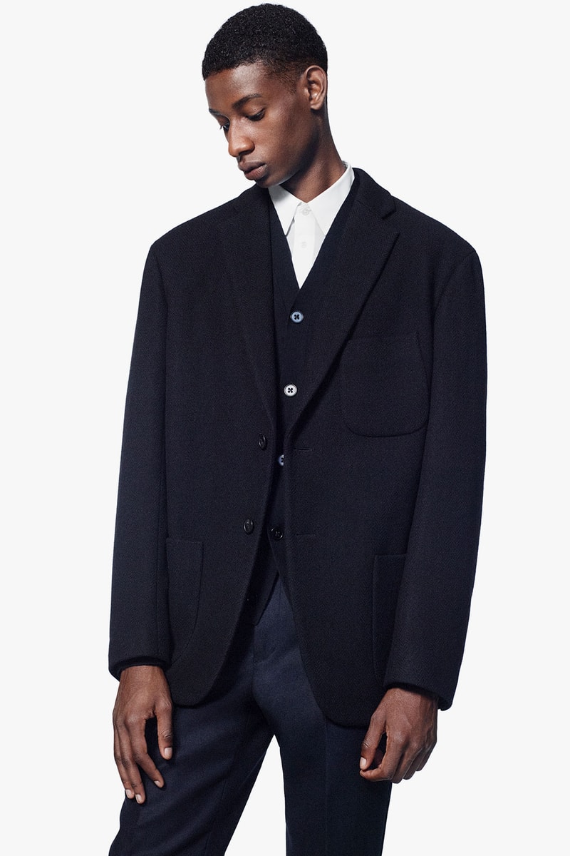 uniqlo jil sander plus j fall winter collection lookbook suits jackets coats release date