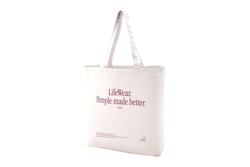 uniqlo lifewear tote bags eco-friendly sustainable cotton canvas price release