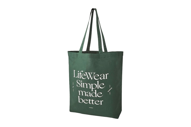 uniqlo lifewear tote bags eco-friendly sustainable cotton canvas price release