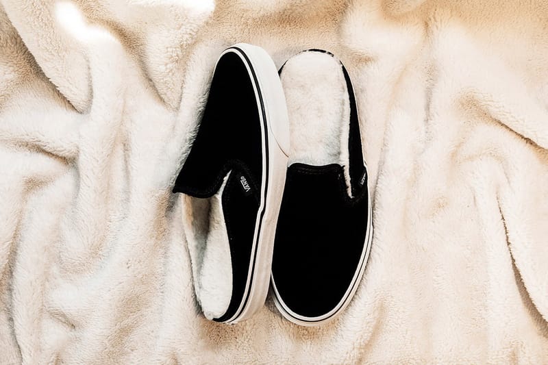 Cozy Up in Vans' Sherpa Fleece Old Skool and Slip-On