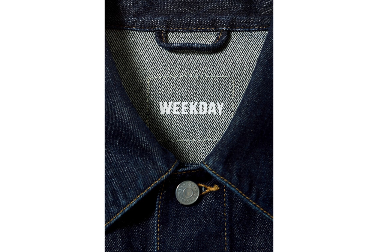 weekday denim jeans jackets sustainable recyclable eco-friendly capsule collection 