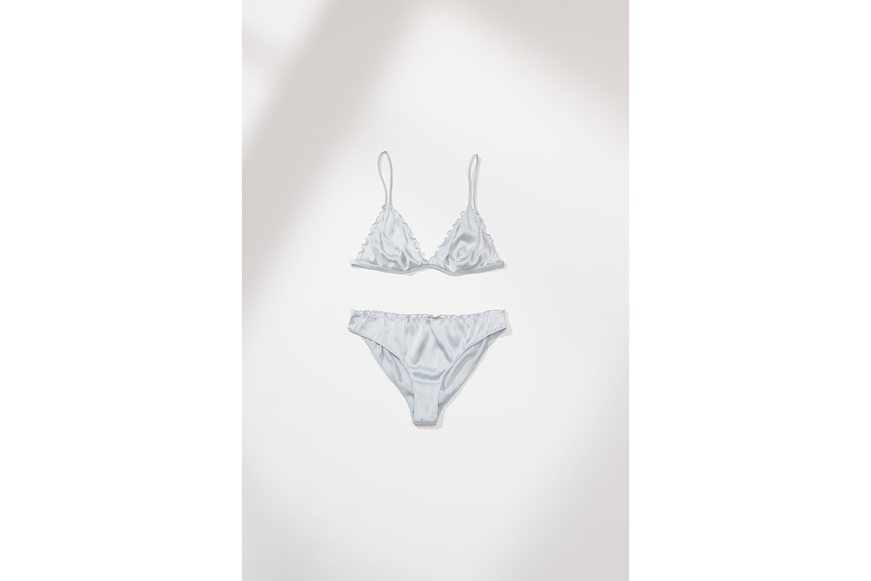 Zara Lingerie Collection Campaign Bra White