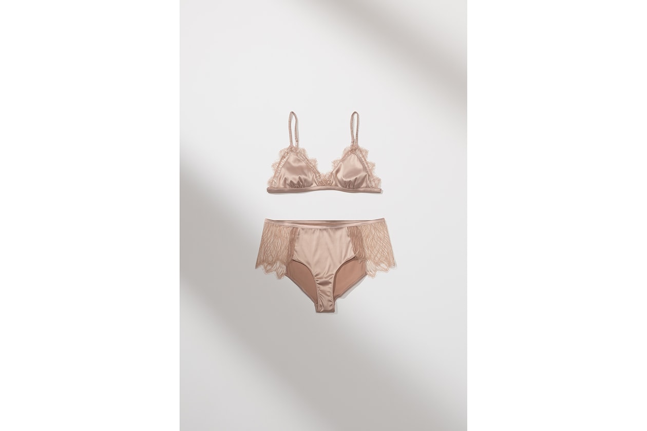 Zara Lingerie Collection Campaign Bra White