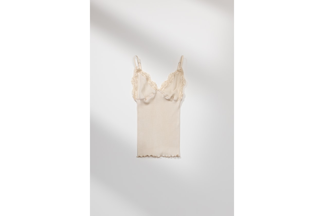 Zara Lingerie Collection Campaign Bra White