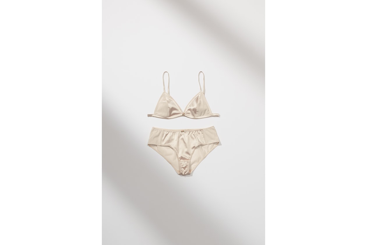 Zara Lingerie Collection Campaign Bra White