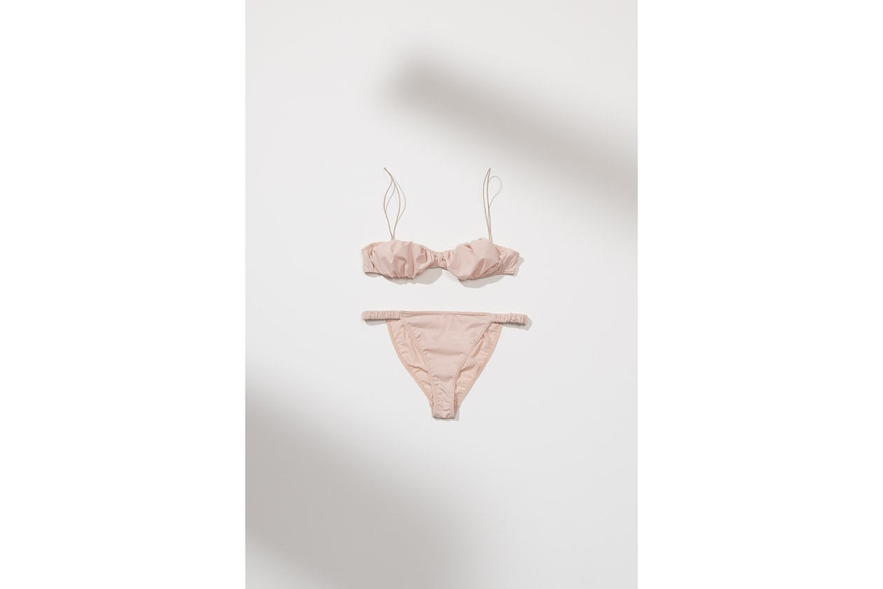 Zara Lingerie Collection Campaign Bra White