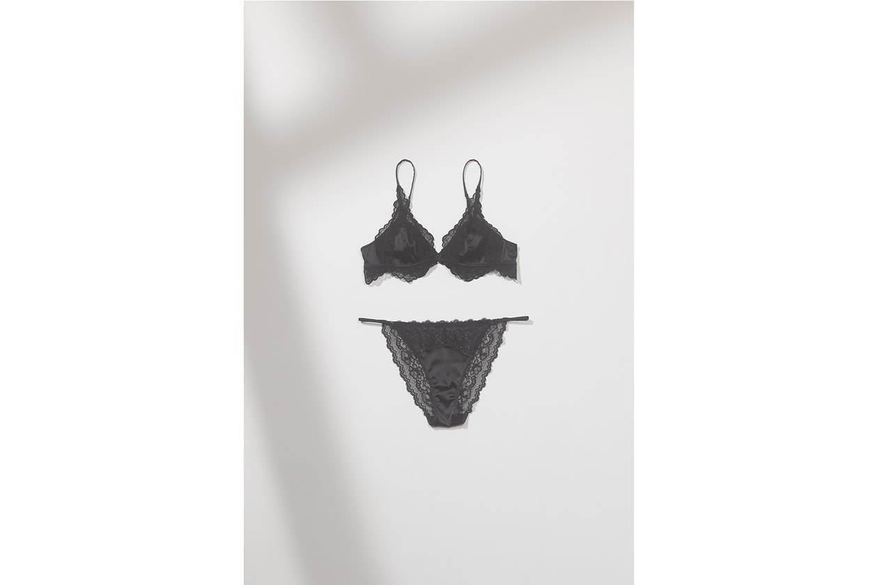 Zara Lingerie Collection Campaign Bra White