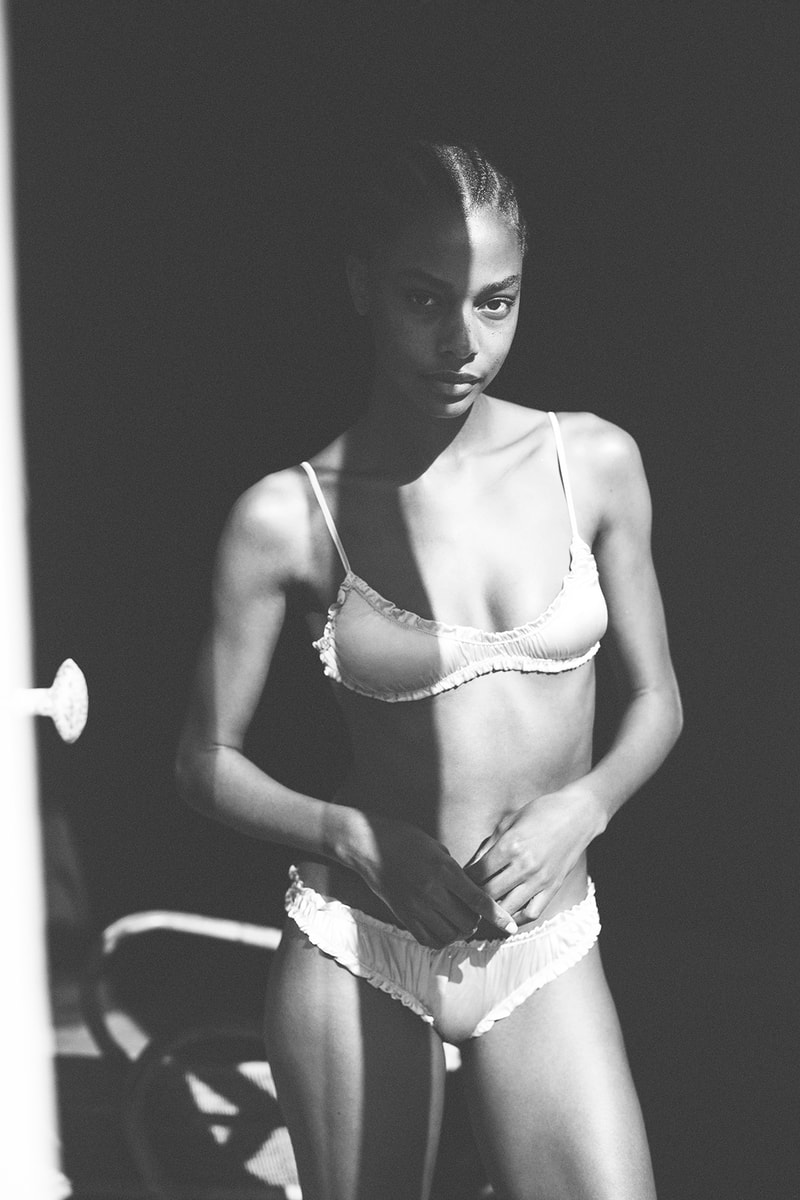 Zara Lingerie Collection Campaign Bra White
