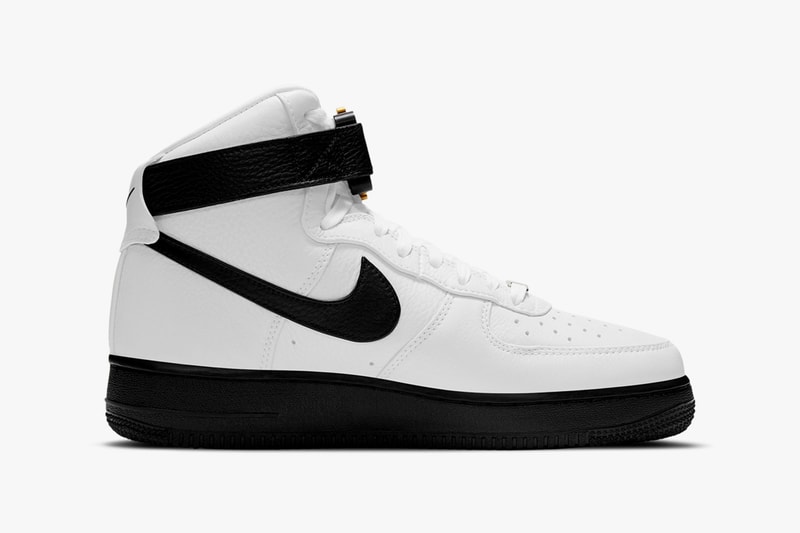 1017 alyx 9sm nike air force 1 af1 high collaboration white black sneakers release date matthew williams