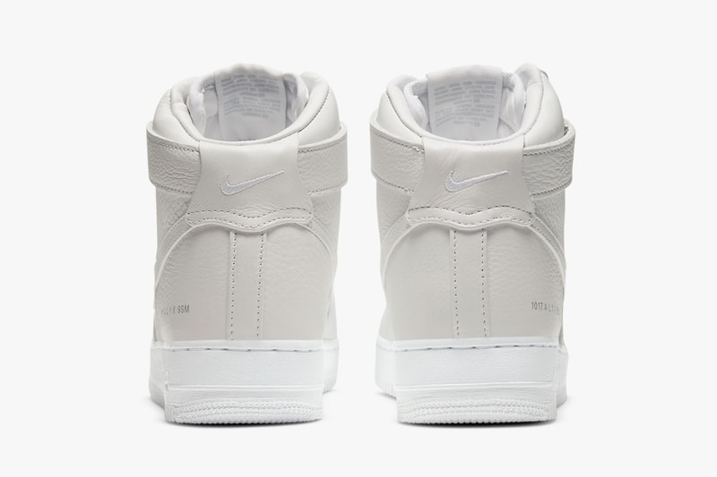1017 alyx 9sm nike air force 1 af1 high collaboration white black sneakers release date matthew williams