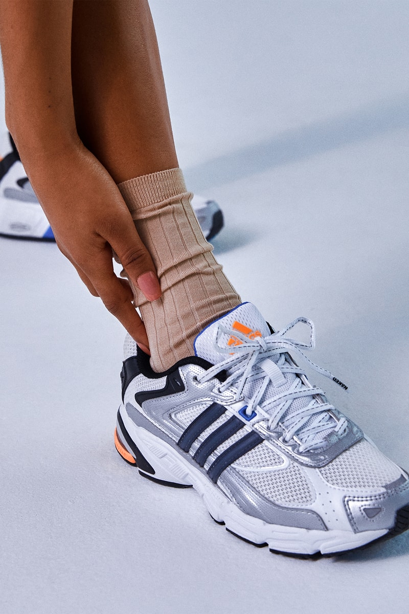 adidas naked response cl collaboration sneakers silver white blue orange black mercury colorway sneakerhead shoes footwear