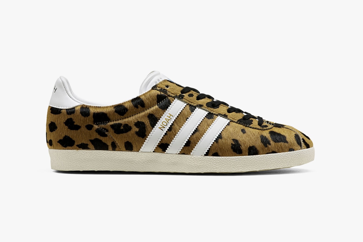 noah adidas originals gazelle camo cheetah sneakers collaboration price release date