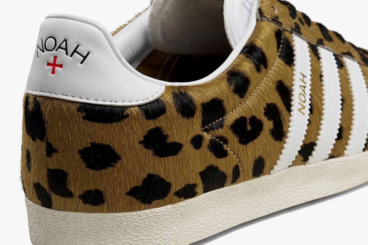 noah adidas originals gazelle camo cheetah sneakers collaboration price release date