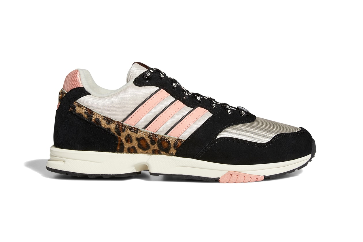 adidas originals pam pam collaboration zx 1000 sneakers pink leopard print black white footwear shoes sneakerhead