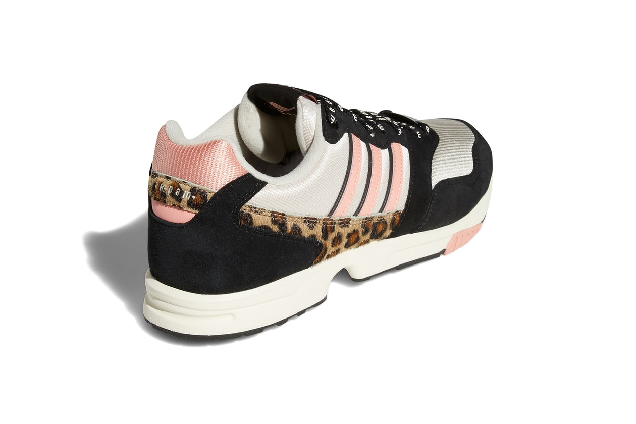 adidas originals pam pam collaboration zx 1000 sneakers pink leopard print black white footwear shoes sneakerhead