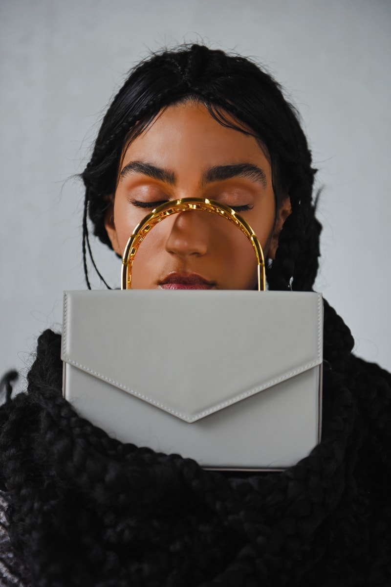 Amina Muaddi Fall/Winter 2020 Collection Campaign Jewelry Earrings Begum Crystal