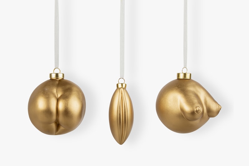 Anissa Kermiche Baubles Holiday Christmas Ornaments Gold