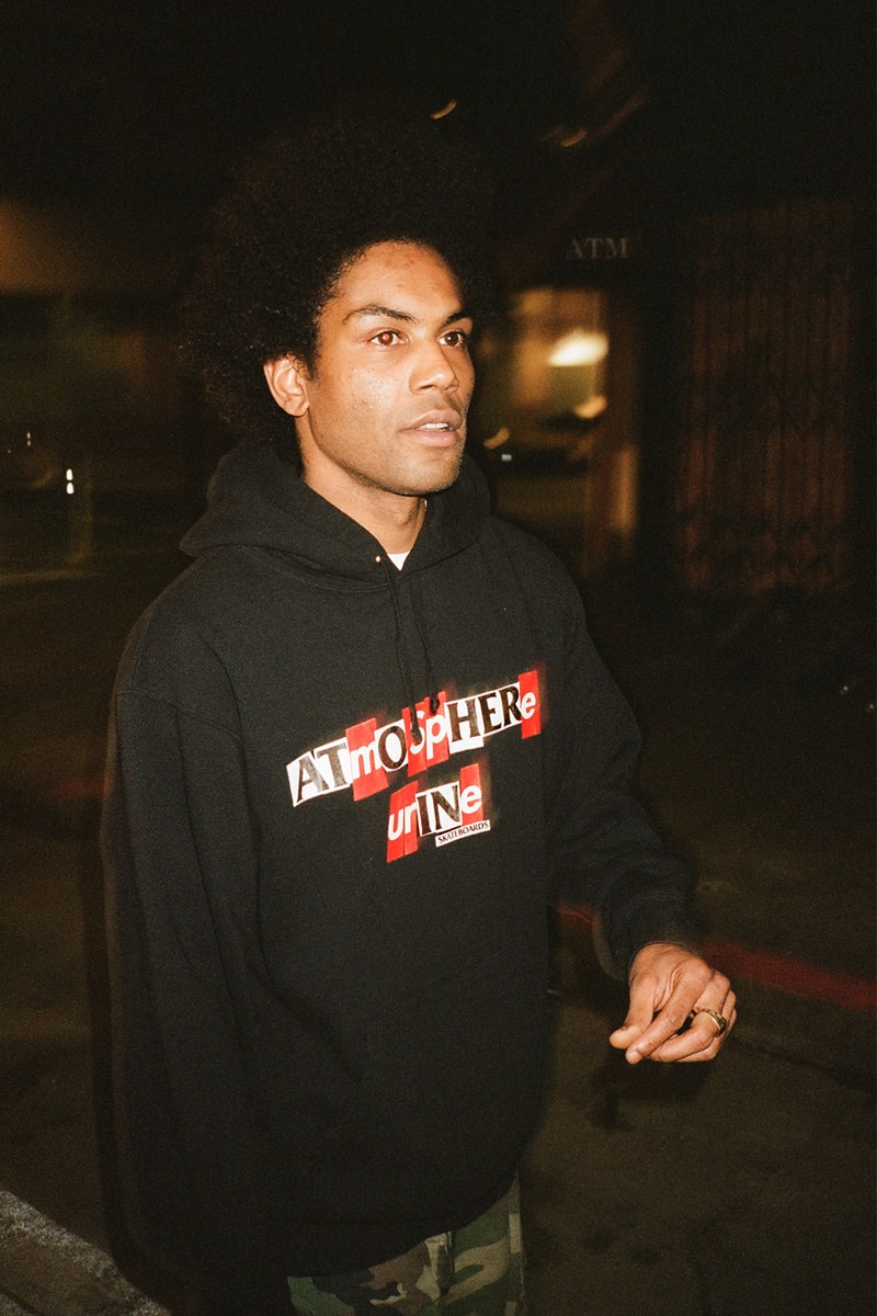 supreme antihero fall winter atmosphere urine collaboration skateboarding hoodies jackets t-shirts release info