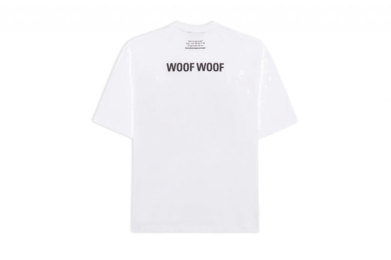 Balenciaga I Love Pets Capsule Collection Cats Dogs Accessories T-Shirts Print 