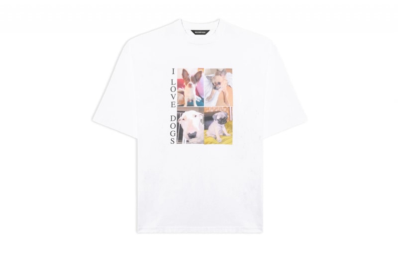 Balenciaga I Love Pets Capsule Collection Cats Dogs Accessories T-Shirts Print 