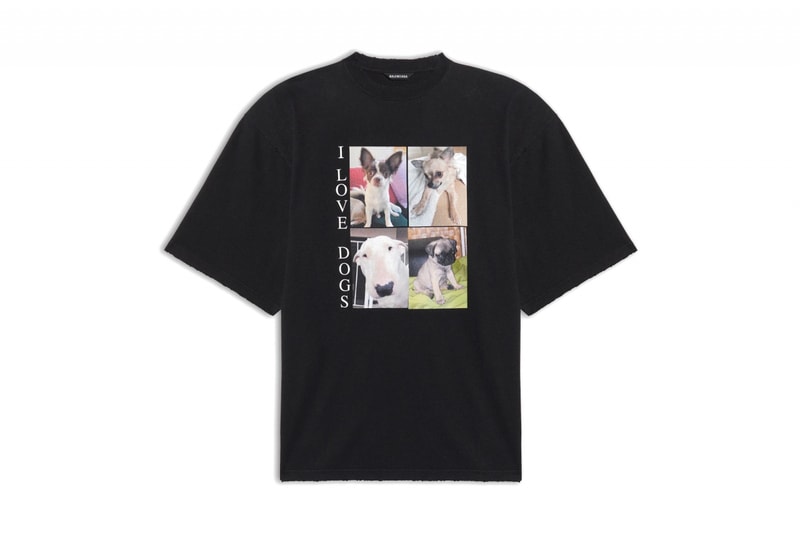 Balenciaga I Love Pets Capsule Collection Cats Dogs Accessories T-Shirts Print 