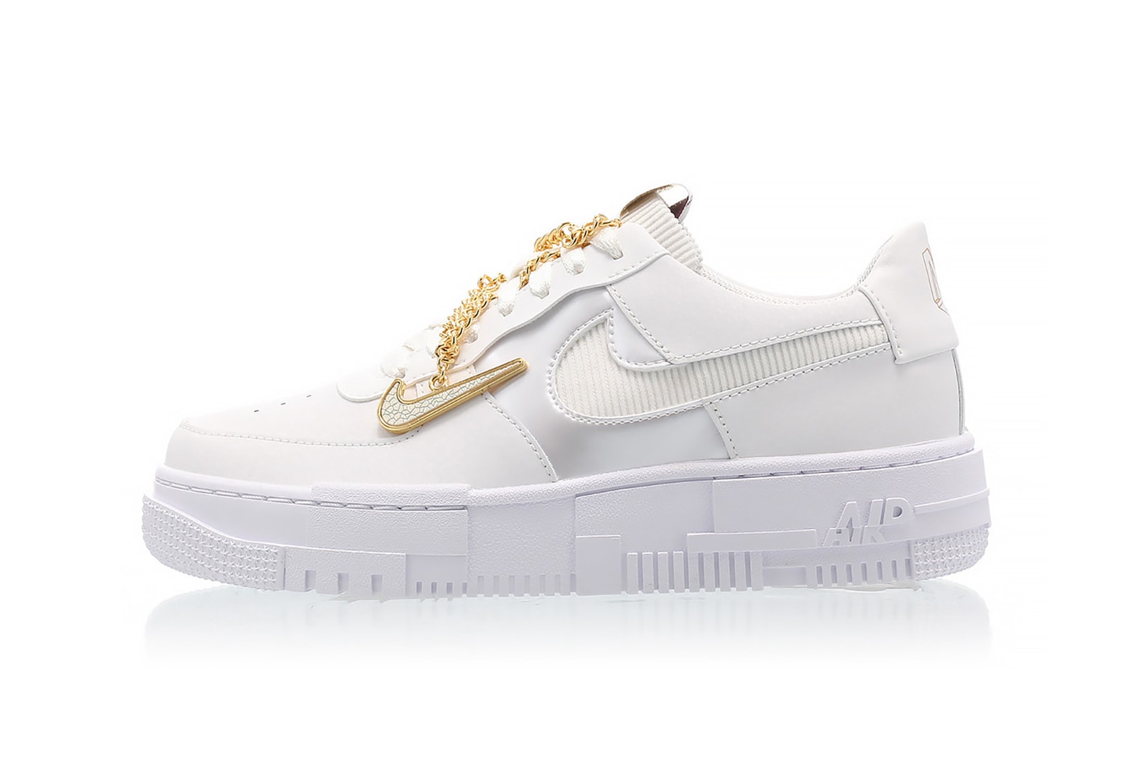 best womens winter sneakers nike air force 1 pixel gold white sneakerhead shoes footwear