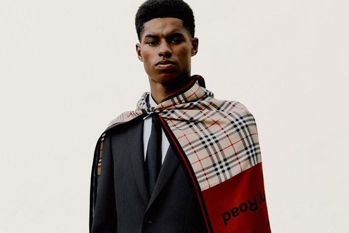 Burberry and Marcus Rashford Join Forces to Support Young People Globally